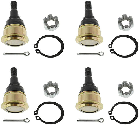 labwork Upper Lower Suspension Ball Joints Set Replacement for Yamaha Raptor 660R 700 700R YFM660R YFM700RSE YFM700RSP
