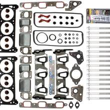 FINDAUTO Automotive Engine Head Gasket Studs Sets Kit fits for C-hevrolet Malibu Sedan