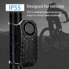 NineLeaf 1 Set Bike Alarm with Remote, Wireless Vibration Alarm Anti-Theft Burglar Security Alarm for Bike Motorcycle Car Scooter, 113db Super Loud and IP55 Waterproof, Volume Adjustable