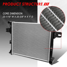 Replacement for 05-10 Jeep Grand Cherokee/Commander AT Factory Style Aluminum Core 2839 Radiator