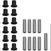 SuperATV Heavy Duty HDPE A Arm/Control Arm Bushing Kit for SuperATV or OE Arms for Polaris Ranger XP 1000 / XP 1000 Crew (2017-2018) - Front and Rear - Stronger Than Stock