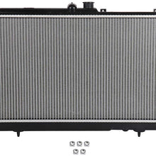 ECCPP Auto Parts Plastic Aluminum Replacement Radiator for 2448 Fit For 2002-2007 Mitsubishi Lancer