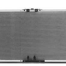 DNA Motoring OEM-RA-1518 1518 OE Style Bolt-On Aluminum Core Radiator Replacement
