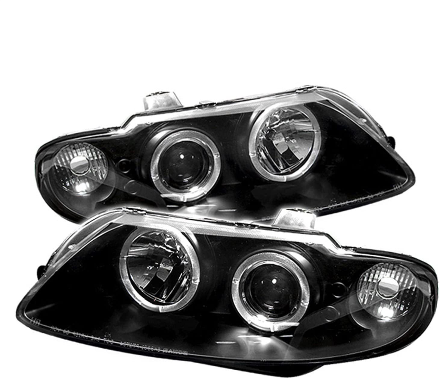 Spyder Auto 5011749 LED Halo Projector Headlights Black/Clear
