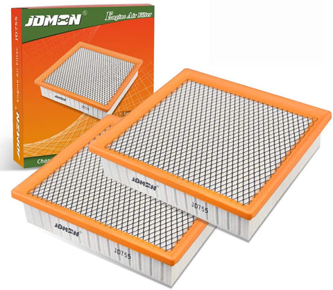 JDMON Compatible with Engine Panel Air Filter Toyota/Lexus/Jeep/Dodge Avalon V6 (2013-2018) ,Camry V6 (2012-2017),(2014-2019 Only Gas) Highlander,(2011-2018) Sienna (CA10755) (2 Pack)