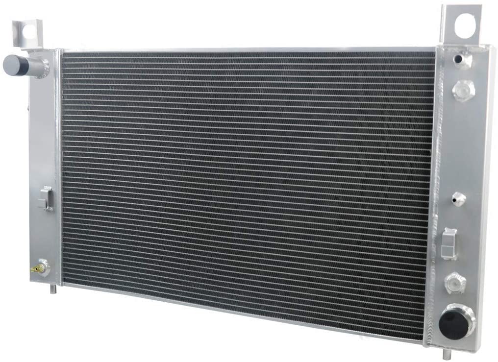 Primecooling 52MM 3 Row Aluminum Radiator for Chevrolet GMC Yukon/Silverado/Suburban 4.8L 5.3L 1999-2012