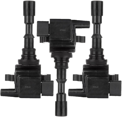 TUPARTS Pack of 3 Ignition Coils Fit for K-ia Sorento 3.5L V6 2003-2006 Replacement for OE: UF431 5C1435 C1445