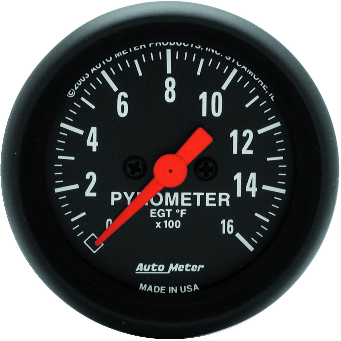 AUTO METER 2654 Z-Series Electric Pyrometer Gauge Kit,2.3125 in.