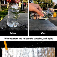 17Ft X 2in Magical Repair Tape, Strong Aluminium Foil Butyl Rubber Foil Tape self-Adhesive Silver Waterproof Repair Tape UV Resistant for Roof Leak, Surface Crack (Silver, 1.5mm5cm5m)