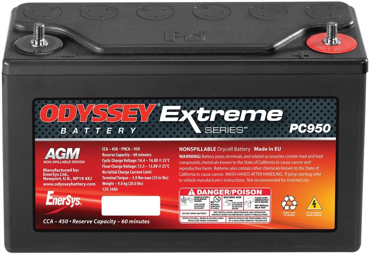Odyssey Battery PC950 lead_acid_battery
