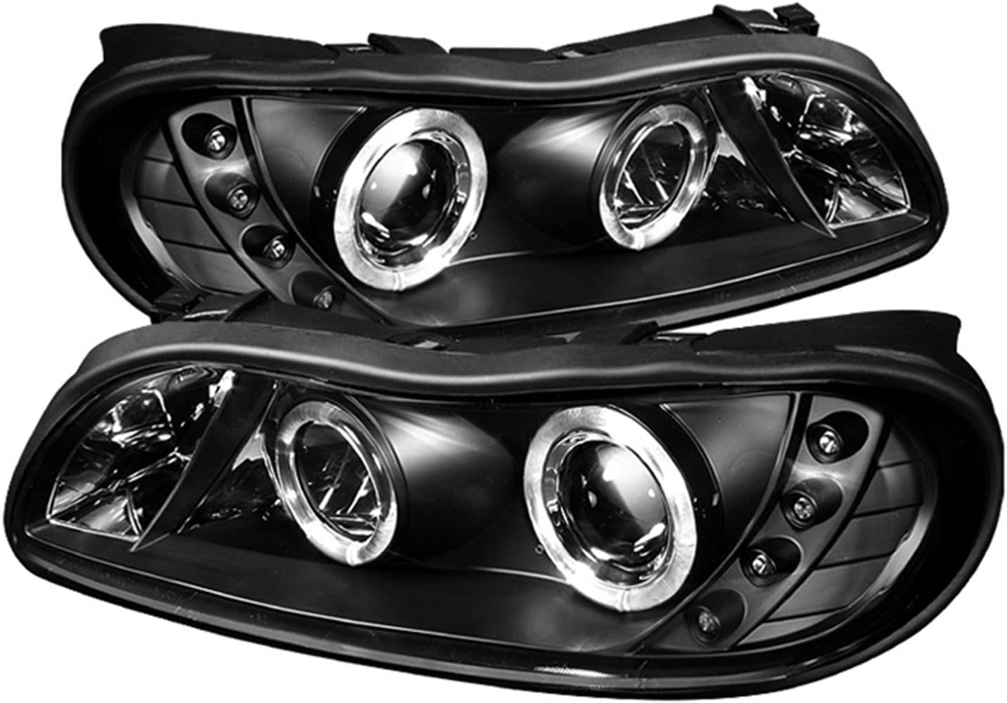 Spyder Auto PRO-YD-CM97-HL-BK Black Halo Projection Headlight (Black)