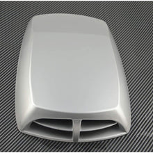 Car Styling Universal Silver Car Decorative Air Flow Intake Scoop Turbo Bonnet Vent Cover Hood Car Stickers Hood Scoop (Color Name : Black)
