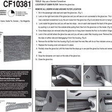 FRAM Fresh Breeze Cabin Air Filter Replacement for Car Passenger Compartment w/ Arm and Hammer Baking Soda, Easy Install, CF11182 for Select Acura and Honda Vehicles