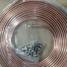 25 Ft. of 3/16 in Brake Line Flexible, Easy to Bend Replacement Tubing Kit (Includes 16 Fittings) -Inverted Flare, SAE Thread