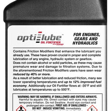 Opti-Lube Oil Fortifier with ZDDP (Zinc): 8 Ounce, Treats up to 8 Quarts of Oil