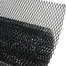 AUTOT 40 x 13 inch Car Grill Mesh Sheet, Black Painted Aluminum Alloy Grille Mesh Roll, 11 x 25 mm Hexagon-Shape Grids