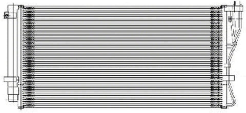 OE Replacement A/C Condenser KIA RONDO (CANADA) 2007-2012 (Partslink KI3030119)