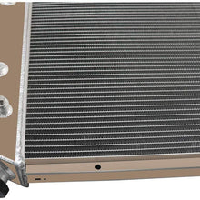 ALLOYWORKS 3 Row Full Aluminum Radiator for 1973-1991 Chevy GMC C/K Series Pickup Trucks Blazer Jimmy Engine Cooling Parts (A)