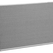 DNA Motoring OEM-RA-13400 13400 Factory Style Aluminum Cooling Radiator Replacement