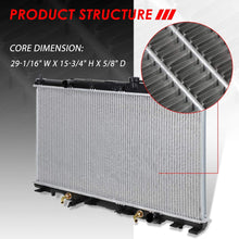 Replacement for 02-06 Honda CRC AT/Element Lightweight OE Style Full Aluminum Core Radiator DPI 2443