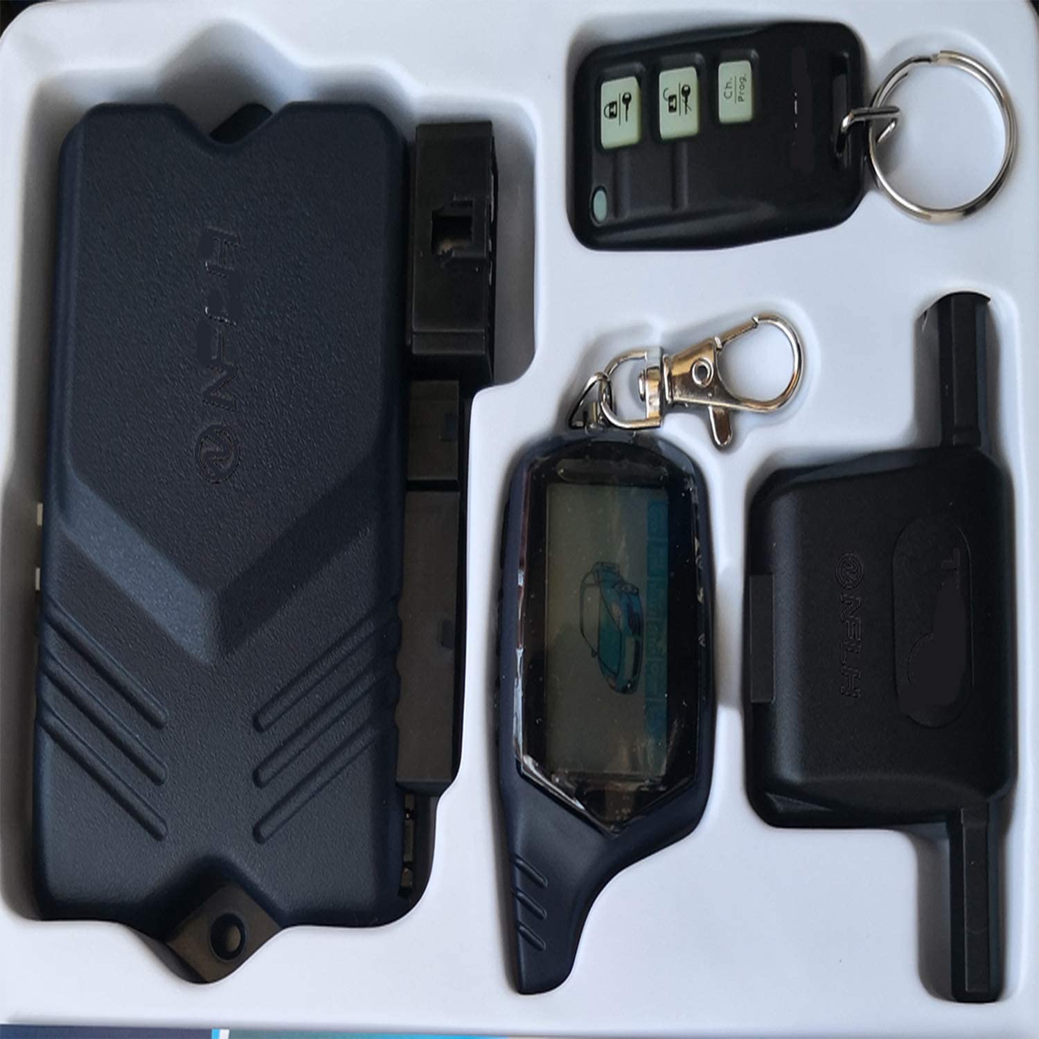 CarBest B9-2020 New Remote Engine Cardot Start Stop Passive Keyless Entry System Two Way Car Alarm System