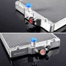 3 Row 52mm Aluminum Racing Radiator Replacement For Honda Civic EK EG B16A B18C DOHC 1992-2000 + 12" Radiator Cooling Fan