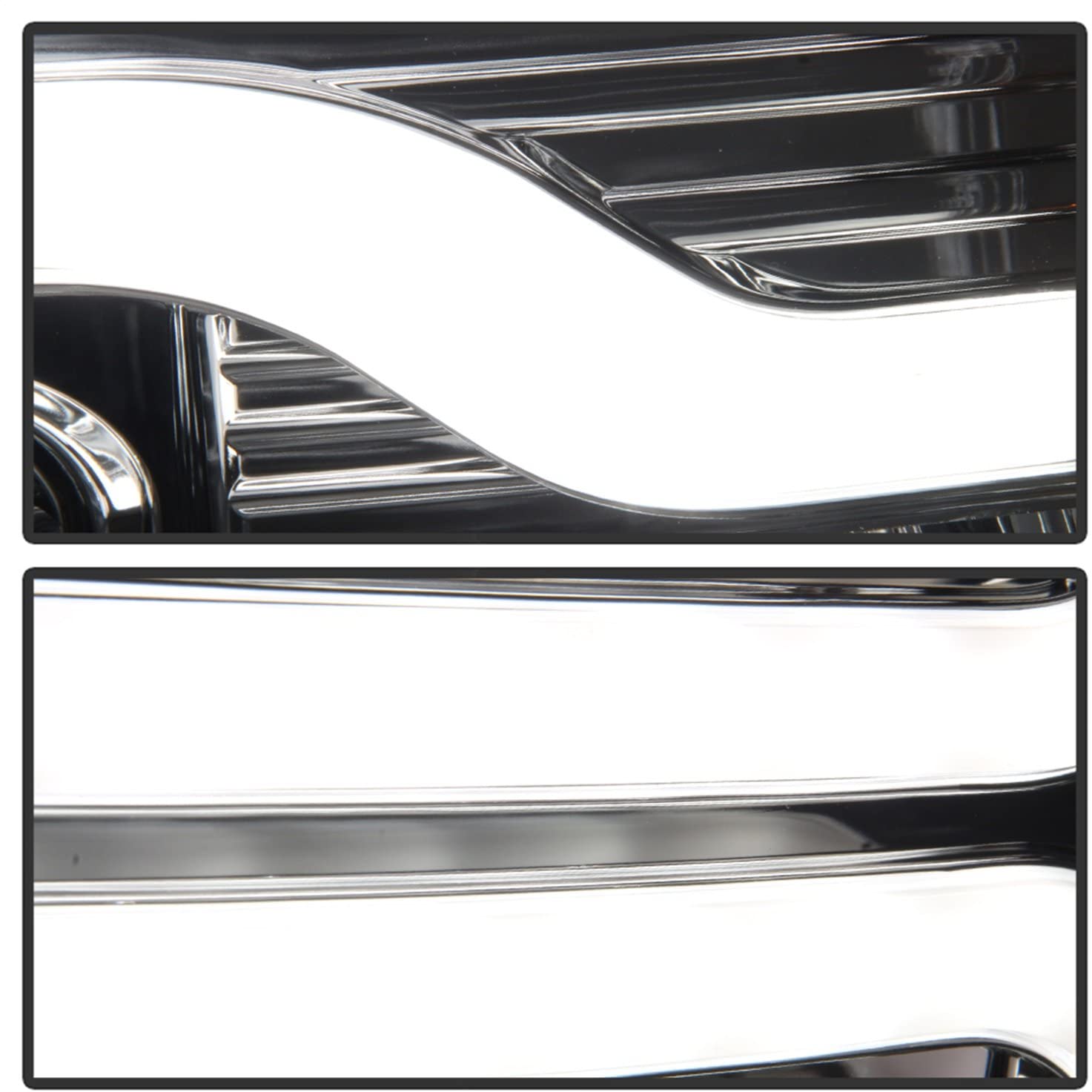 Spyder 5083616 Chevy Silverado 1500 07-13 / 2500HD/3500HD 07-14 Version 3 Projector Headlights - LED DRL - Chrome