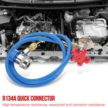 Refrigerant Recharge Hose, R134a Car Refrigerant Recharge Hose Gas Can Fitting Pipe Can Tap for R502 R-12 R-22
