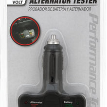Performance Tool W2989 12V Cigarette Lighter Car Battery Tester and Alternator Tester