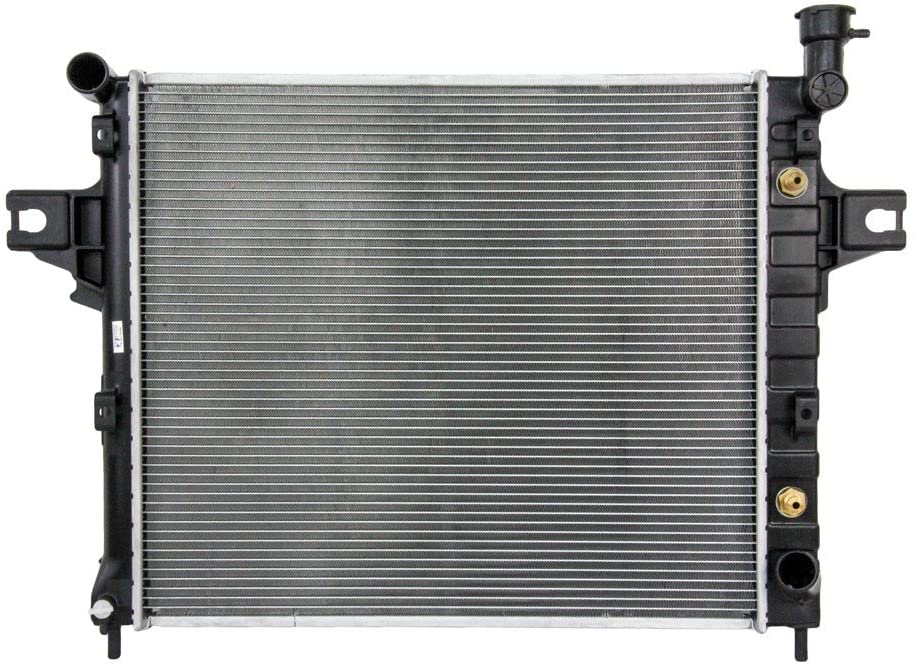 Rareelectrical NEW RADIATOR ASSEMBLY COMPATIBLE WITH JEEP 01-04 GRAND CHEROKEE 4.7L V8 285 287 CID CH3010310 52079883AC 3117 CH3010310 2656 3336 CU2336