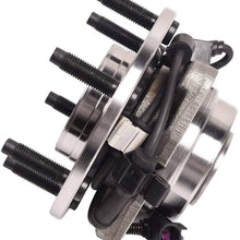 Bapmic 2PCS 513188 Front Wheel Hub Bearing Assembly for Chevrolet Trailblazer EXT GMC Envoy XL XUV 6 Lugs w/ABS