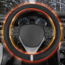 Motor Trend SW2311 Gray WarmTouch 12v Heated Steering Wheel Cover – DC Powered Hand Warmer with Automated Thermostat, Universal Fit for Car Truck Van and SUV