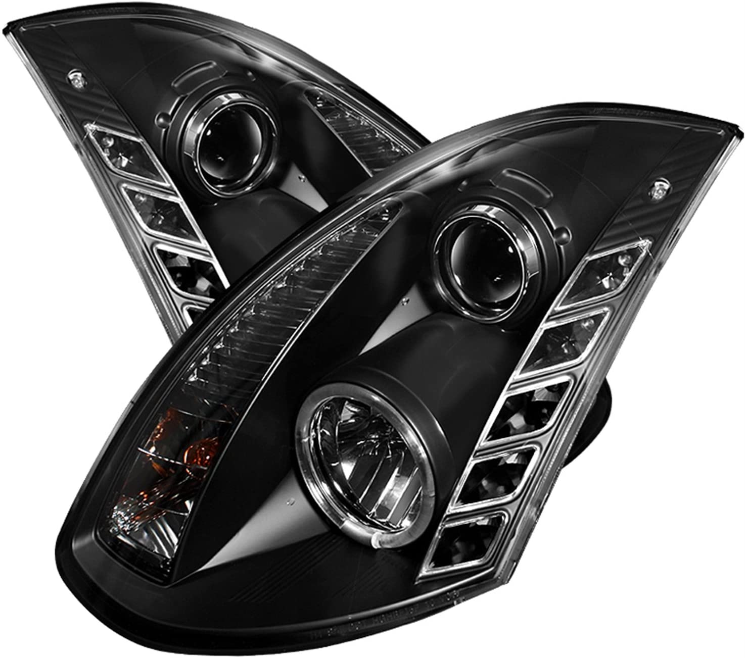 Spyder Auto 444-IG35032D-DRL-BK Projector Headlight