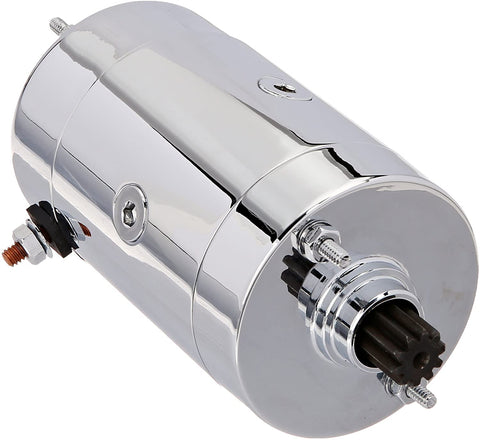 DB Electrical SHI0011-C Chrome Starter Compatible With/Replacement For Harley 31570-73, 31570-73B, Electra Glide, Tour Glide, Low Glide, Custom, Wide Glide, Springer Softail, Super Glide Disc Glide