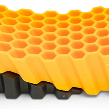 Camco 44423 RV Curved Leveler with Chock - Easy Drive-on Leveler Adds Up to 4" in Height