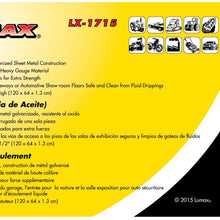 Lumax LX-1715 Silver 47" x 25" x 1/2" Galvanized Drip Pan Rust Resistant Keeps Garage, Driveways or Automotive Show-Room Floors Safe and Clean from Fluid Drippings.