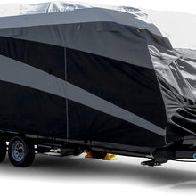 Camco ULTRAGuard Supreme RV Cover-Extremely Durable Design Fits Travel Trailers 22' -24', Weatherproof with UV Protection and Dupont Tyvek Top (56128)