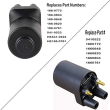 166-0772 Ignition Coil Replaces 166-0820,541-0522,HE541-0522,166-0804,1660820 Compatible with Onan Points Models BF B43 B48 NHC CCK Engine - 166-0820 Coil, 541-0522 Coil, 166-0804 Coil