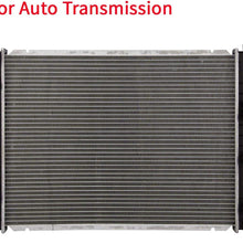 YGKJ Auto AT Aluminum/Plastic Radiator 1 Row compatible with Chevrolet Corvette SSR Saab 9-7x V8