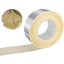 ZOENHOU 3 Pack 60mil 1.5mm Thicked Waterproof Aluminum Butyl Tape, 10 Yard x 2 Inch Foil Strong Duct Tapes Self Adhesive Leak Proof Repair Tape for Pipe RV Awning Patching Window Sealing Supplies