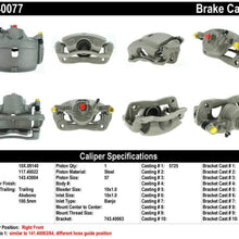 Centric 141.40077 Semi Loaded Caliper