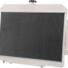 OzCoolingParts 72-86 Jeep CJ-Series Radiator, 4 Row Core Aluminum Radiator for 1972-1986 1973 1974 1975 76 81 82 84 85 Jeep CJ CJ5 CJ6 CJ7 3.8L 4.2L 5.0L L6 V8 (4 Row Core)