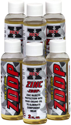 REV X ZDDP Oil Additive - Zinc for Flat Tappet Cams & Engine Break in (6)