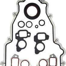 Engine Timing Cover Gasket Set TCS45993, Front Cover Timing Cover Gasket Kit Replacement For GM LS LS1 LS6 LS2 LS3 LQ9 LQ4 4.8L 5.3L 5.7L 6.0L