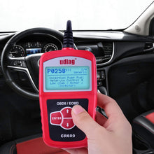 udiag OBD2 Scanner OBD Car Diagnostic Tool Cars Code Reader Obdii Scanners Scanner for Car Automotive Tools Check Engine Light MIL Error Meaning Read Erase Fault Codes Identify Vehicle VIN CID CVN