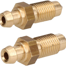 AB Tools Brass Brake Caliper Bleeding Bleed Nipple Screw Bleedscrew 3/8 x 24 UNF 4 Pack