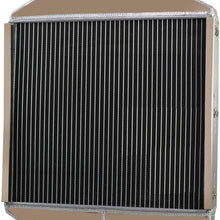 CoolingSky 2 Row All Aluminum Tractor Radiator for Ford New Holland 1510 1710 SBA310100440 SBA310100291