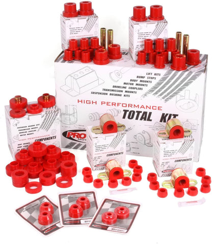Rugged Ridge 18350.02 Red Polyurethane Bushing Kit
