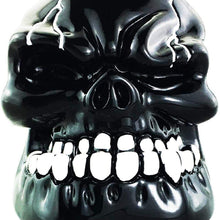 Abfer Shift Knobs Skull Gear Stick Shifter Knob with Big Tooth Shifting Lever Fit Most Automatic Manual Transmission Cars Truck Vehicle (Red)