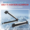 Richeer 29 inch Ski & Snowboard Roof Racks Universal for 4 Pairs Skis/4 Snowboards, Resistant to -60°C, Lockable Mount of Aviation Aluminum, Snow Sport Carrier fit Wing/Oblate/Square Crossbars